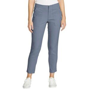 NEW Eddie Bauer Horizon Straight Ankle Pants Women's Size 12 Blue